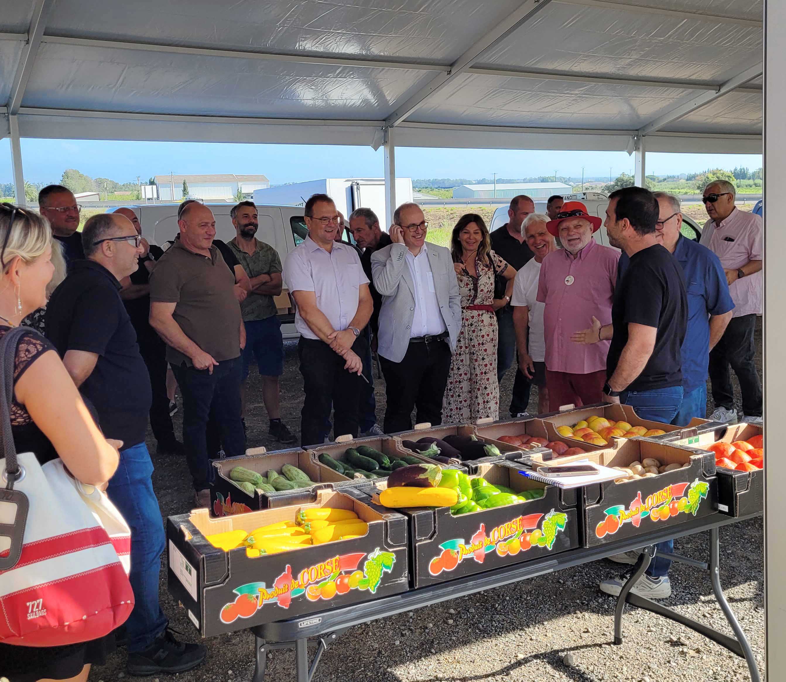 Premier carreau de producteurs agricoles corses